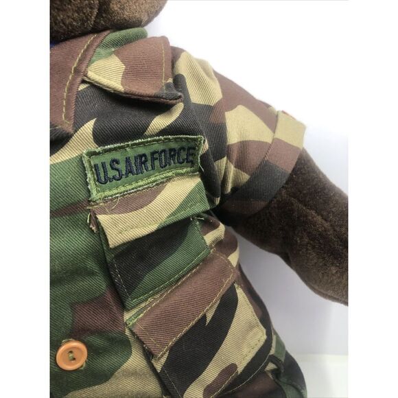 Vintage 1989 Bear Forces of America 20” US Air Force Teddy USAF Soldier Plush - Picture 3 of 16